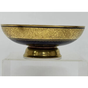Rosenthal Bowl Blue and Gold 7 inch diameter